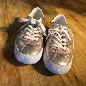 Converse one star metallic shoe